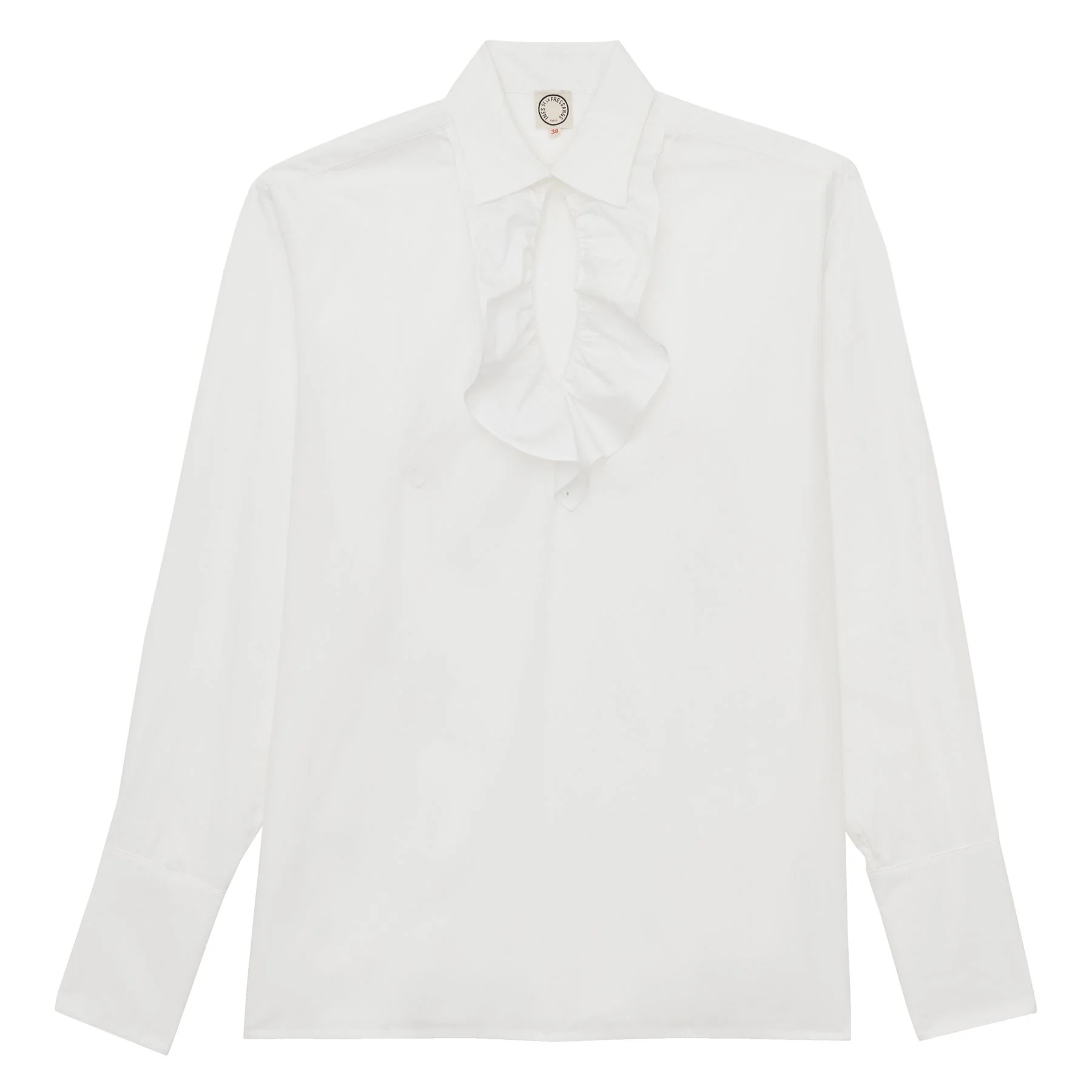 Chemise Ortiz en coton blanc – Image 2
