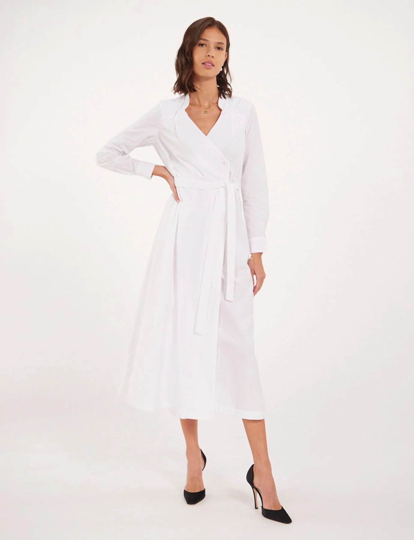 Robe Jodie coton blanc – Image 2