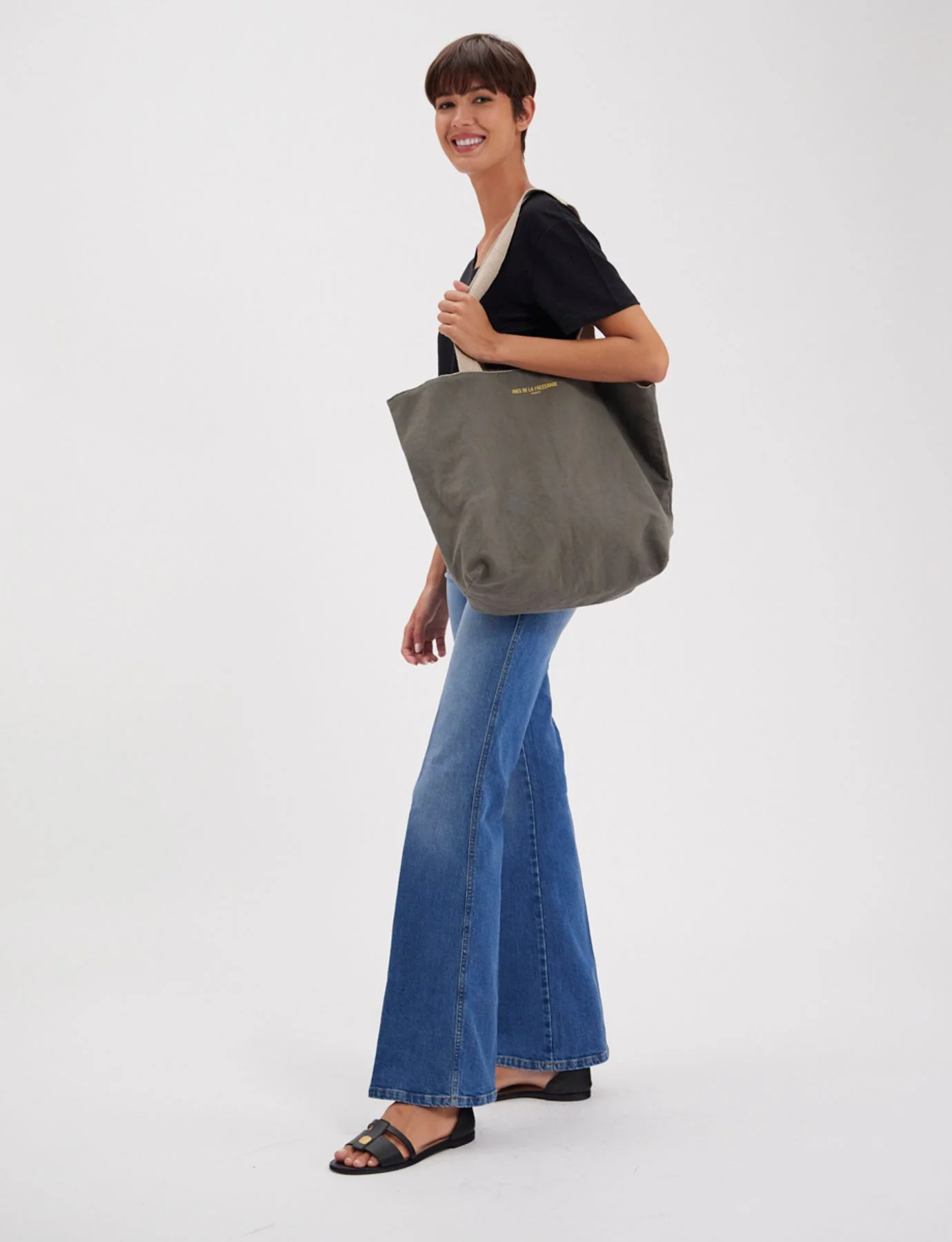 Tote bag Lila khaki – Image 4