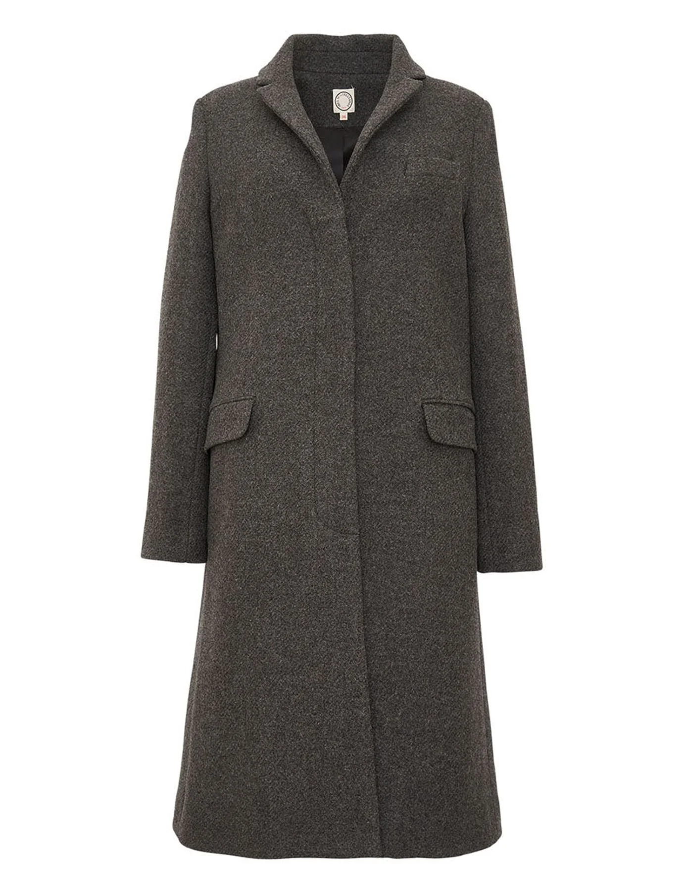 Manteau Franck gris 100% laine